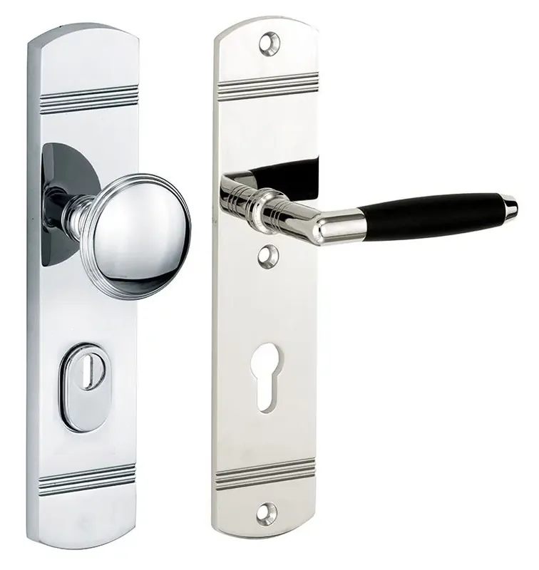 Dagdeal | SKG3 PC72 knop/kruk op schild Ton rechts + kerntrekbeveiliging glans nikkel/glans chroom