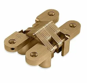 Scharnier SOSS 303 PB 13×038 mm deurdikte ca. 17 mm zamak vermessingd | Expreslevering