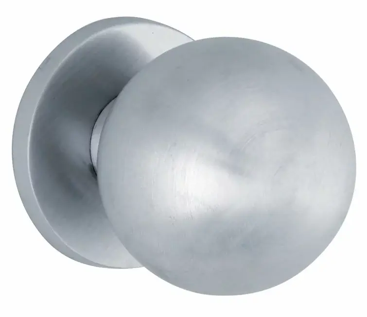 Voordeurknop Kogel 60mm mat chroom | Koop vandaag