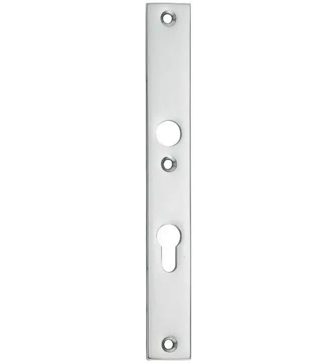 SKG3 rechthoekig smal schild PC92 binnen glans chroom - Opruiming