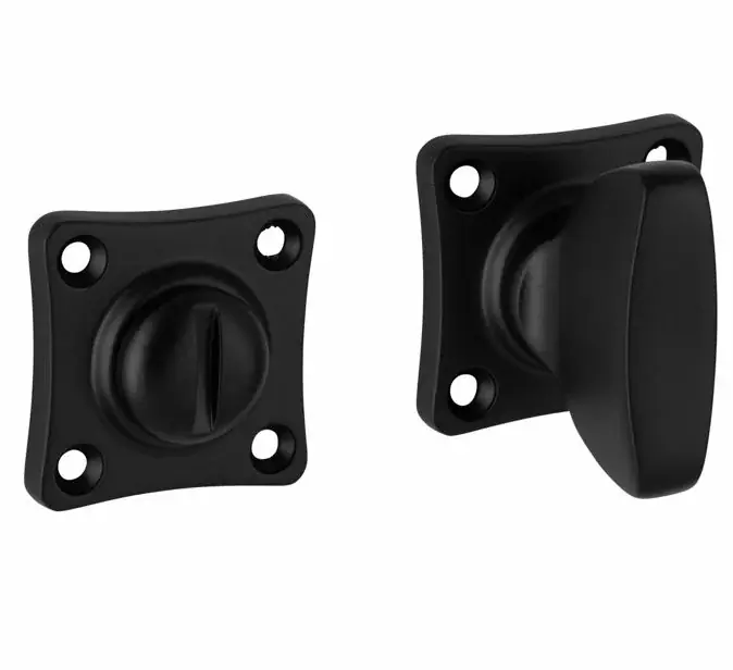 Topproduct | WC-Sluiting 5-8 mm vierkant mat zwart