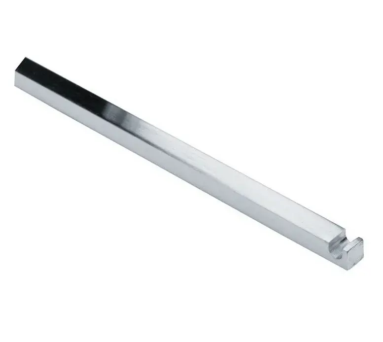 Losse espagnoletstang voor kruk/pomp espagnoletten 9x1100mm mat chroom - Slechts tijdelijk