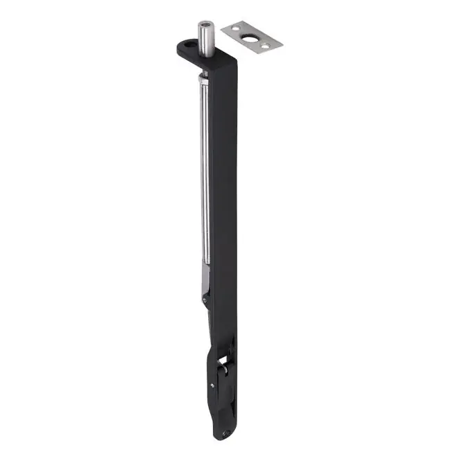 Bascule kantschuif 301 mm rvs zwart | Premium