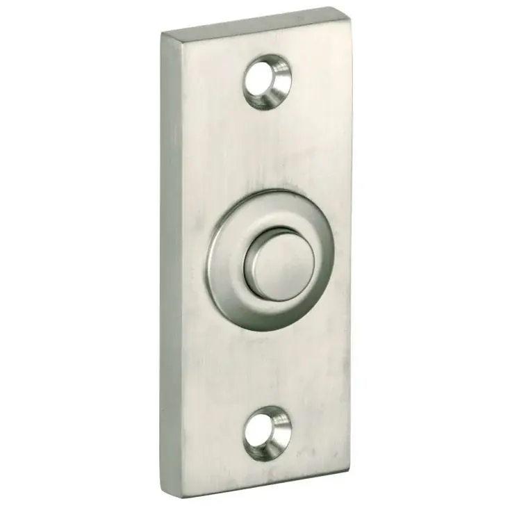Bestseller - Beldrukker Elegant mat nikkel PVD