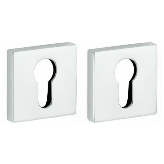 Set van twee PC-plaatjes Bauhaus verdekt glans chroom - Fabrieksprijs