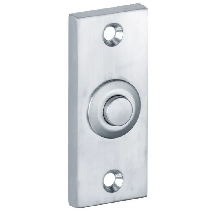 Deal - Beldrukker Elegant mat chroom