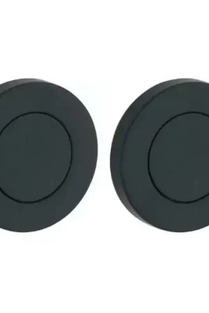 Aanrader - Set van twee blinde plaatjes Vivo BB mat zwart