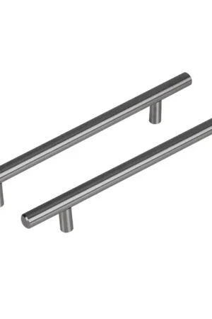 Aanbieding - Differnz meubelgreep Amsterdam 160 mm gunmetal 2 stuks