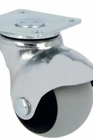 Aanbieding | AMIG kogelwiel met plaat grijs Ø40 mm