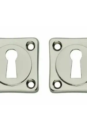 Zeer goed beoordeeld | Intersteel sleutelrozetten 38x38x5mm nikkel