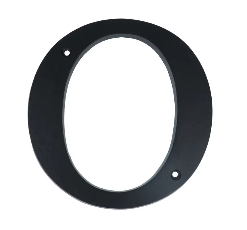 Bespaar nu | Letter O Extra Groot IJzer zwart 140 mm