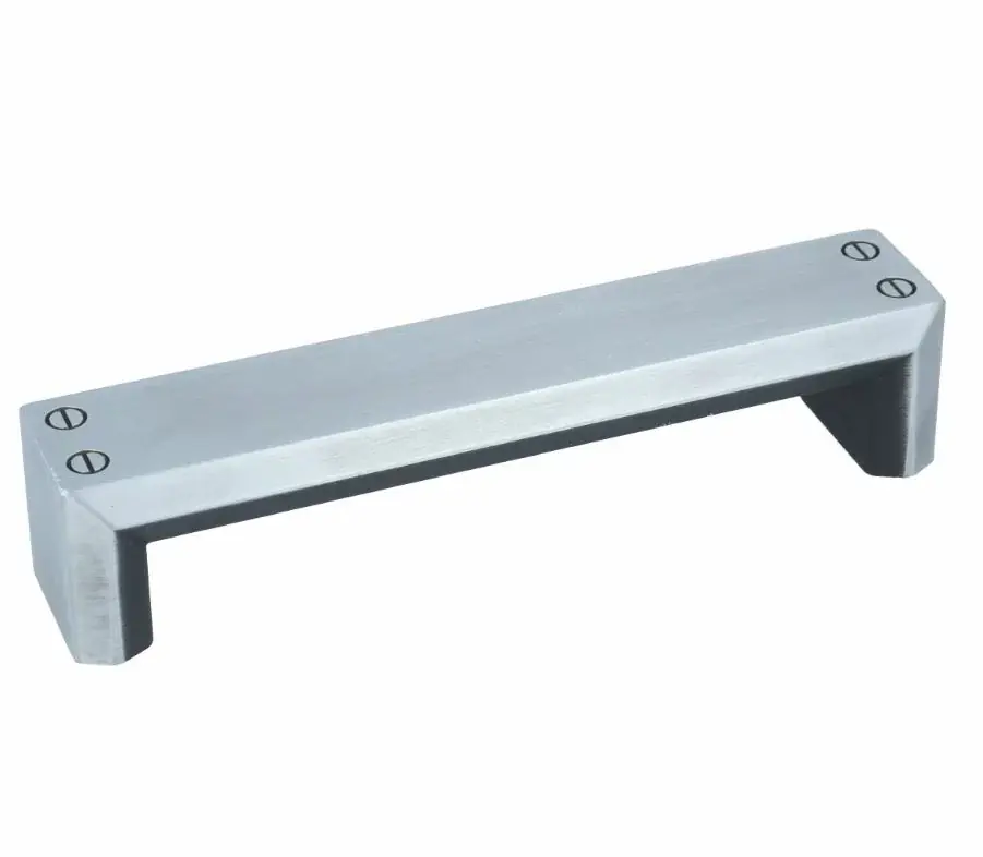 Greep recht 141 x 30 x 128 mm zilvergrijs schaduw | Extra korting
