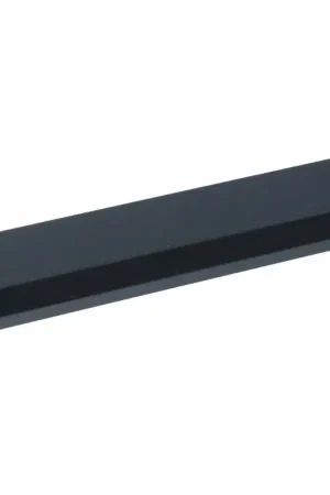 Opruiming - Greep recht 141 x 30 x 128 mm zwart
