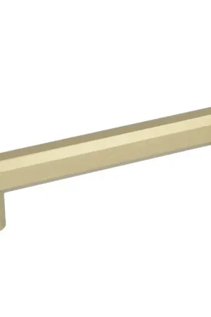 Veel voordeel - Greep recht 157 x 30 x 128 mm mat messing