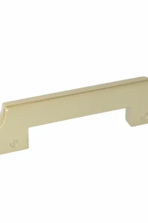 Eenvoudig retourneren - Greep smal 176 x 38 x 128 mm mat messing