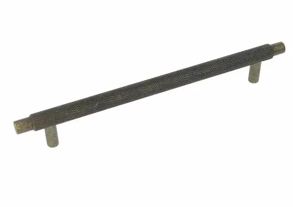 Bestel vandaag | Greep Geribbeld 192 mm messing Antiek