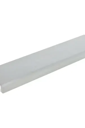 Bovengreep 200 mm aluminium rvs-look | Mis het niet