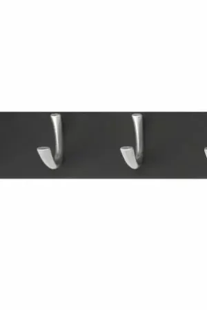 Wandkapstok met 4 metalen haken - Actieprijs
