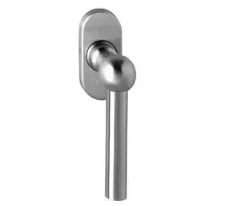 Intersteel raamkruk L-vorm rvs - Net binnen