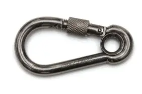 Verlaagde prijs | DX Karabijnhaak met kous en schroef 60×06 mm rvs AISI 316