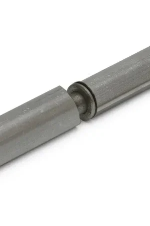 Aanlaspaumelle met veer en ring 235×22 mm rvs - Opruiming
