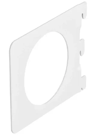 Boekensteun recht 142×118 mm wit gelakt - Sale