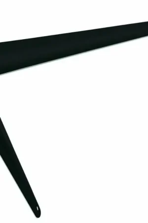 Plankdrager staal geperst zwart gelakt 195×130 mm - Alleen deze week