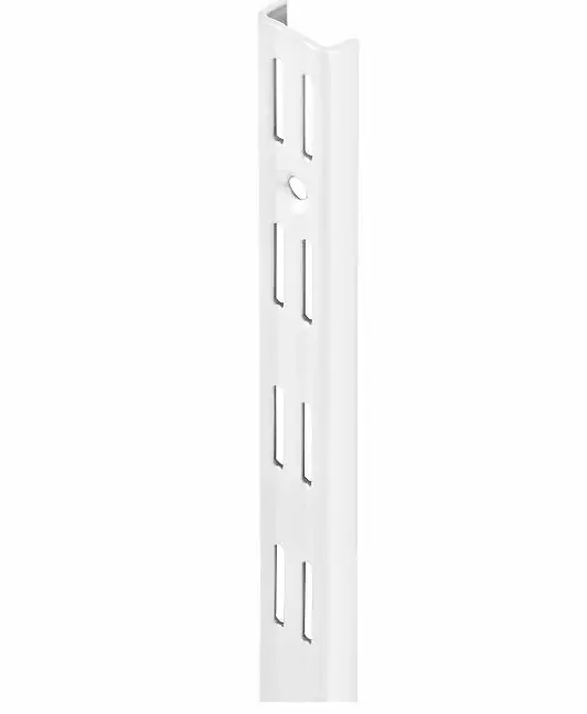 Wandrail dubbel 2495 mm wit gelakt | Hoge kwaliteit