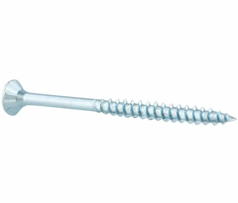 100 stuks Starx Pro spaanplaatschroef platkop verzinkt 6.0 x 80 mm - Speciale aanbieding
