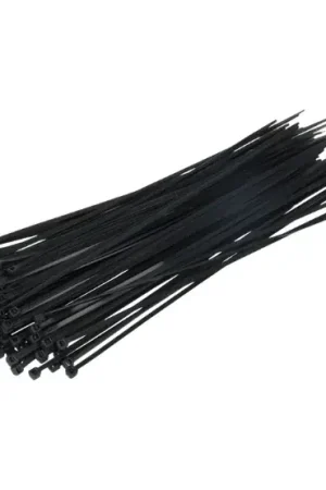 100 bundelbandjes nylon zwart 2,5 x 200 mm | Topproduct