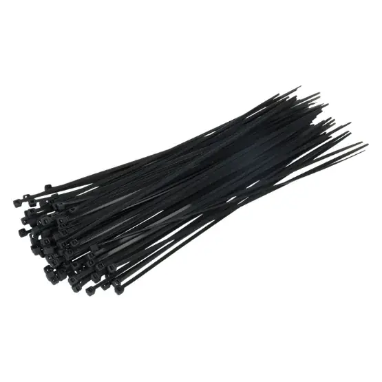 100 bundelbandjes nylon zwart 2,5 x 200 mm | Topproduct