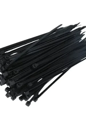 100 bundelbandjes nylon zwart 2,5 x 100 mm - Nog maar enkele beschikbaar