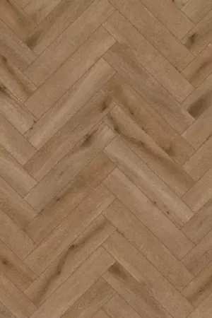 Zeer goed beoordeeld | Callisto visgraat Natural Oak Dark klik PVC 730x146x5mm 0,55 (met geïntegreerde ondervloer geen 10DB)