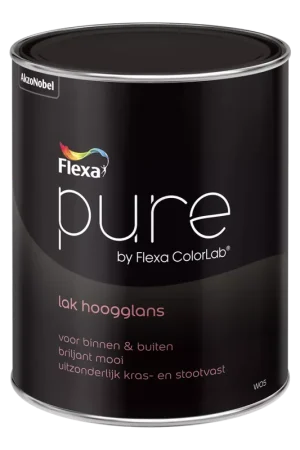 Flexa Pure Lak Hoogglans - op kleur gemengd - 1L | Korting
