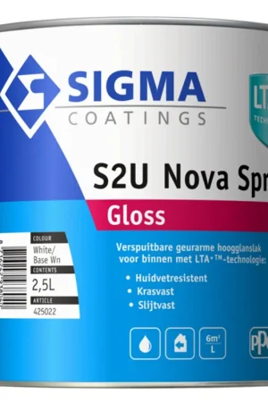 Flitsaanbieding | Sigma S2U Nova Spray Gloss - 2,5L
