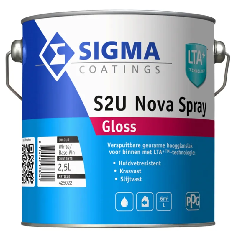 Flitsaanbieding | Sigma S2U Nova Spray Gloss - 2,5L