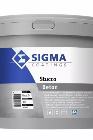 Aanbieding - Sigma Stucco Beton Stucpleister - 10L