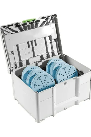 Festool 578192 Schuurmateriaal-Systainer³ Granat SYS-STF D150 GR-Set in systainer - Outlet