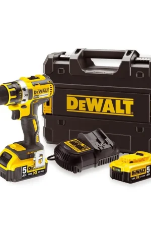 Aanbieding | DeWALT DCD791P2-QW 18V Li-ion XR accu boor-/schroefmachine set (2x 5.0Ah) in TSTAK - koolborstelloos