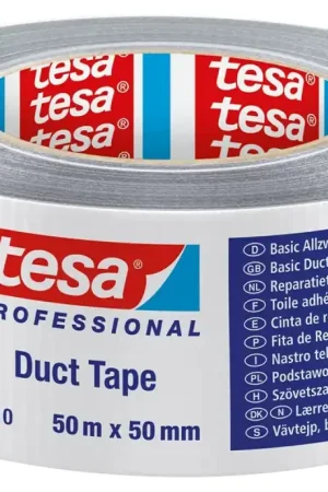 Nog maar enkele beschikbaar - Tesa 04610 Ducttape - Algemeen - Zilver - 50mm x 50m
