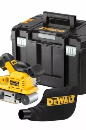 Klaar voor verzending | DeWALT DCW220NT-XJ 18V Li-ion XR accu bandschuurmachine body in TSTAK - koolborstelloos