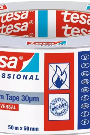 Populair bij klanten | Tesa 63632 Aluminiumtape - 50mm x 50m