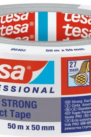 Tesa 66462 Professional Duct Tape - 50 mm x 50 m - Grijs | Dagdeal