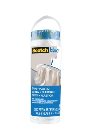 3M ScotchBlue PT2093EL-107 voorgetapete schildersfolie - 2,72m x 17m | Prijs verlaagd