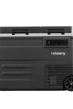 Beperkte voorraad - Steamy-E SECUD55 Dual Zone Roller Elektrische Compressor Koelbox op wielen - 49L