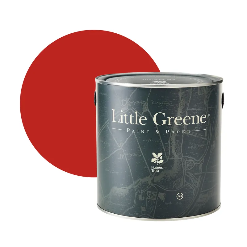 Op voorraad | Little Greene - Atomic Red No. 190