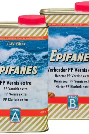 Professionele kwaliteit - Epifanes PP Vernis Extra set 2 ltr