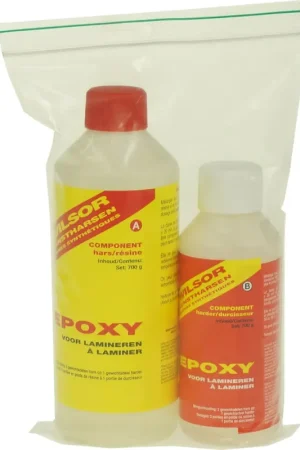 wilsor epoxy hars 0,7 kilo - Flitsaanbieding
