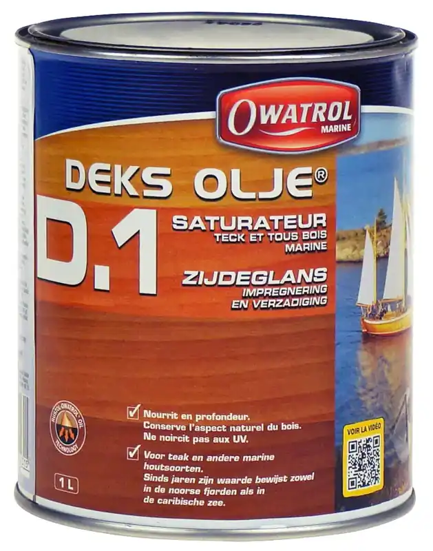 Populair - owatrol deks olje d1 olie (transparant) (1ltr)