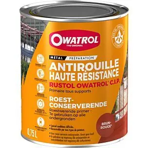 owatrol rustol c.i.p. (roodbruin) 0,75 ltr | Korting